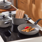 KARACA BIOGRANIT GREY V1 7 PRÇ POT SET IND COOKWARE SET - Image 4