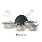 KARACA MASTERMAID BIO DIAMOND 9 PCS IND CASSEROLE POT CREAM