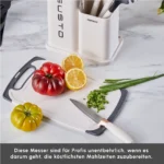 KARACA GUSTO CREAM 12 PCS BIÇAK SERVİS KESME TAHSTONEI SET - Image 14