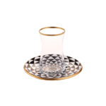 KARACA BLACK GOLD 6-PIECE TEA SET, MULTICOLOR