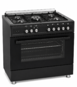 Extra 90cm Gas Cooker Black | Full Safety & XXL Oven